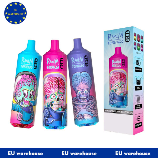 EU warehouse Fumot  RandM Tornado Vape 9000 puff 9k Disposable Vape